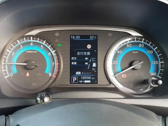 日産 デイズ ハイウェイスターX 東京都 2021(令3)年 1.9万km ブラック /衝突軽減ブレーキ//レーンキープアシスト//クリアランスソナー//純正9インチナビ//アラウンドビューモニター//CD/DVD/BT/AM/FM/USB//純正14インチアルミ//LEDライト//純正ドライブレコーダー//ETC