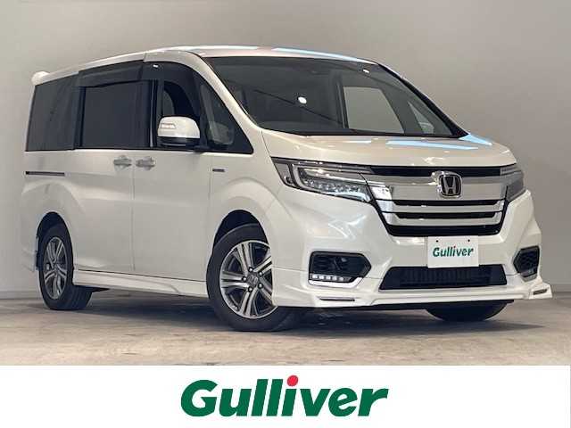ホンダ ステップワゴン スパーダ ハイブリッド G ホンダセンシング 宮城県 2018(平30)年 8.4万km プラチナホワイトパール ホンダセンシング/・衝突軽減ブレーキ/・誤発信抑制機能/・車線逸脱支援システム/・路外逸脱抑制機能/両側電動スライドドア/後席モニター/社外ナビ/フルセグ/Bluetooth/バックカメラ/レーダークルーズコントロール/ETC/LEDヘッドライト/LEDビームライト/スマートキー/電動パーキング/ブレーキホールドルド