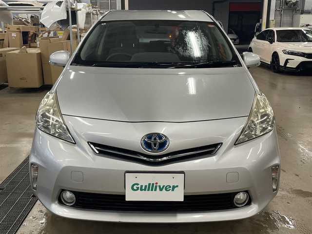 トヨタ プリウス α S 神奈川県 2012(平24)年 10.2万km シルバーM (株)IDOMが運営する【じしゃロン相模原店】の自社ローン対象車両になります。こちらは現金ご利用時の価格です。自社ローンご希望の方は別途その旨お申付け下さい。/純正メモリナビ/TV/AAC/プッシュスタート/スマートキー/ヘッドライトレベライザー/オートライト/Fフォグ/ETC/純正ドアバイザー/フロアマット/取説書/ナビ取説書/スペアキー