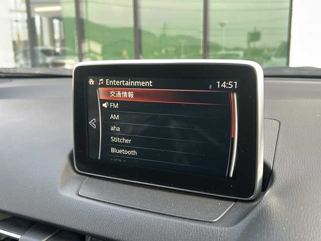 マツダ ＣＸ－３ XD ツーリング 福岡県 2016(平28)年 8.5万km セラミックM ディーゼルターボ/純正ナビ/【AM/FM/CD/DVD/Bluetooth/フルセグTV】/バックカメラ/ETC/AAC/パドルシフト/スマートシティブレーキサポート/ブラインドスポットモニター/オートワイパー/オートライト/ハーフレザーシート/純正フロアマット/純正18インチアルミホイール/ドアバイザー/スマートキー×2