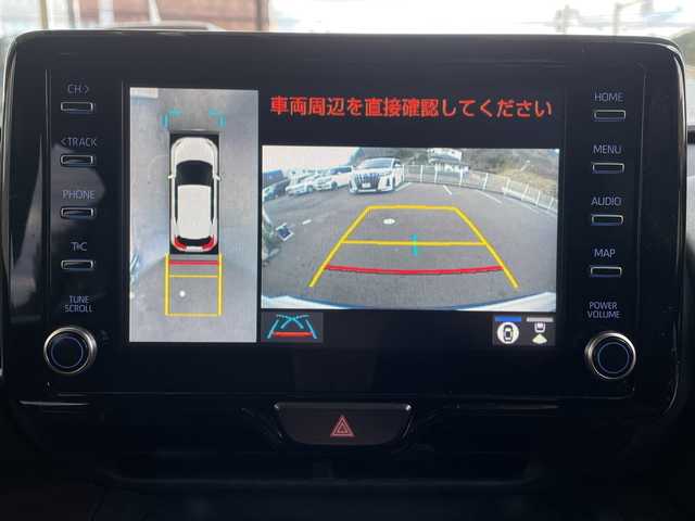 トヨタ ヤリスクロス ハイブリッド Z 福島県 2021(令3)年 3.4万km ホワイトパールクリスタルシャイン ワンオーナー　純正ディスプレイオーディオ　バックカメラ　全周囲カメラ　モデリスタエアロ　レーダークルーズコントロール　パワーシート　シートヒーター　前方ドライブレコーダー　ハーフレザーシート　純正ＡＷ ビルトインETC プッシュスタート オートライト オートマッチクハイビーム ステアリングスイッチ RSA PKSB PCS LTA　スマートキー スペアキー×1 保証書 取扱説明書