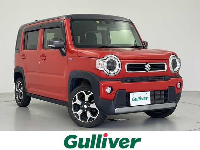 スズキ ハスラー HYBRID X ターボ 愛知県 2020(令2)年 3.5万km バーミリオンオレンジ/ガンメタリック2トーン 純正9インチナビ/・フルセグ/・Bluetooth/・CD/・DVD/全方位カメラ/アダプティブクルーズコントロール/衝突被害軽減ブレーキ/車線逸脱警報機能/オートハイビーム機能/コーナーセンサー/シートヒーター/ビルトインETC/アイドリングストップ/ステアリングスイッチ/革巻きステアリング/スマートキー/プッシュスタート/LEDヘッドライト/フォグライト/純正アルミホイール