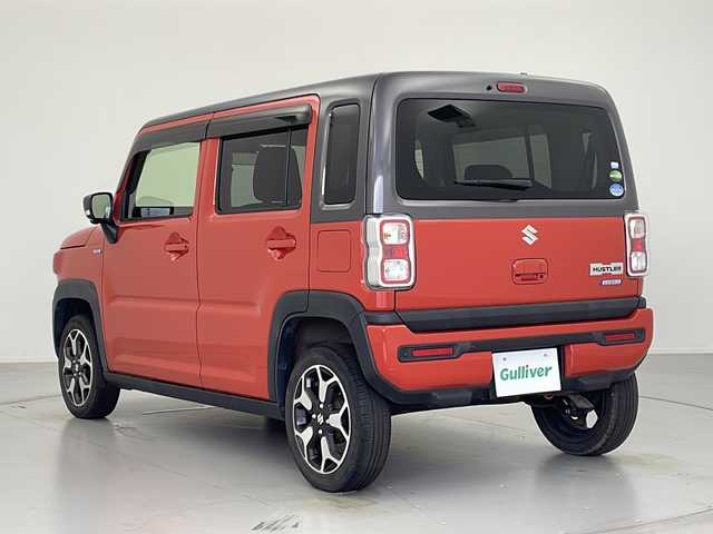 スズキ ハスラー HYBRID X ターボ 愛知県 2020(令2)年 3.5万km バーミリオンオレンジ/ガンメタリック2トーン 純正9インチナビ/・フルセグ/・Bluetooth/・CD/・DVD/全方位カメラ/アダプティブクルーズコントロール/衝突被害軽減ブレーキ/車線逸脱警報機能/オートハイビーム機能/コーナーセンサー/シートヒーター/ビルトインETC/アイドリングストップ/ステアリングスイッチ/革巻きステアリング/スマートキー/プッシュスタート/LEDヘッドライト/フォグライト/純正アルミホイール