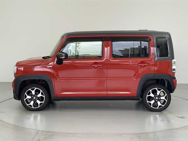 スズキ ハスラー HYBRID X ターボ 愛知県 2020(令2)年 3.5万km バーミリオンオレンジ/ガンメタリック2トーン 純正9インチナビ/・フルセグ/・Bluetooth/・CD/・DVD/全方位カメラ/アダプティブクルーズコントロール/衝突被害軽減ブレーキ/車線逸脱警報機能/オートハイビーム機能/コーナーセンサー/シートヒーター/ビルトインETC/アイドリングストップ/ステアリングスイッチ/革巻きステアリング/スマートキー/プッシュスタート/LEDヘッドライト/フォグライト/純正アルミホイール