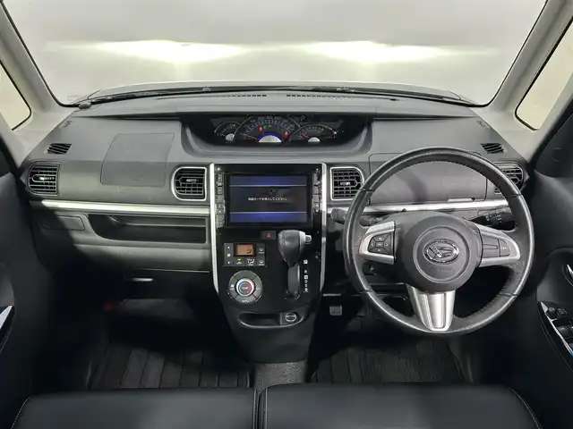 ダイハツ タント カスタム RS トップED SA Ⅲ 大阪府 2017(平29)年 4.2万km ブラックマイカメタリック 純正ナビ(フルセグ/DVD再生/Bluetooth) バックカメラ ETC 両側パワースライドドア 衝突軽減 シートヒーター オートハイビーム アイドリングストップ オートライト ドラレコ