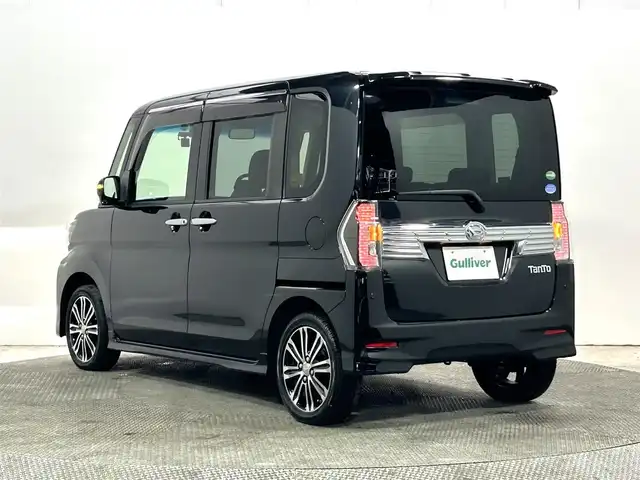 ダイハツ タント カスタム RS トップED SA Ⅲ 大阪府 2017(平29)年 4.2万km ブラックマイカメタリック 純正ナビ(フルセグ/DVD再生/Bluetooth) バックカメラ ETC 両側パワースライドドア 衝突軽減 シートヒーター オートハイビーム アイドリングストップ オートライト ドラレコ