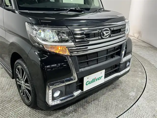 ダイハツ タント カスタム RS トップED SA Ⅲ 大阪府 2017(平29)年 4.2万km ブラックマイカメタリック 純正ナビ(フルセグ/DVD再生/Bluetooth) バックカメラ ETC 両側パワースライドドア 衝突軽減 シートヒーター オートハイビーム アイドリングストップ オートライト ドラレコ