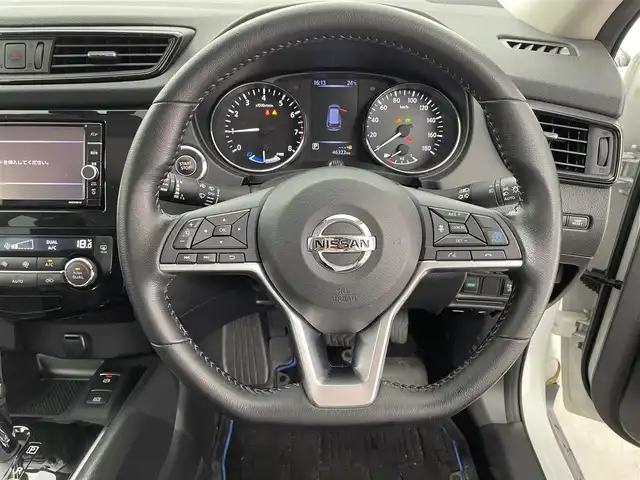 日産 エクストレイル ハイブリッド 20Xi 福井県 2020(令2)年 4.7万km ブリリアントホワイトパール 純正7インチナビ/アラウンドビューモニター/ビルトインETC/インテリジェントルームミラー/ドライブレコーダー/プロパイロット/レーダークルーズコントロール/衝突軽減ブレーキ/ダウンヒルアシスト/パワーバックドア/革巻きステアリング/カプロンシート/全席シートヒーター/スマートキー/プッシュスタート