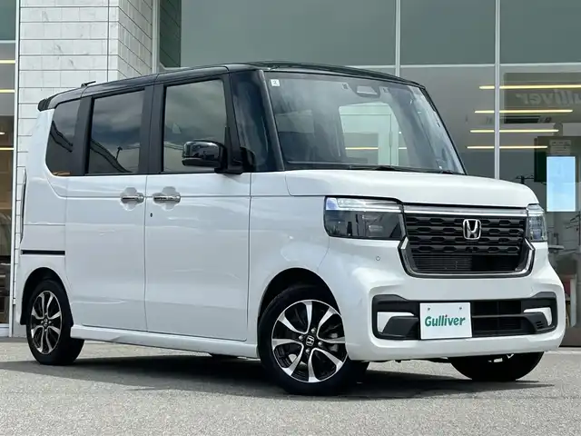 ホンダ Ｎ ＢＯＸ カスタム コーディネートスタイル 兵庫県 2024(令6)年 0.6万km パールⅡ 純正9インチナビ/Bluetooth/フルセグテレビ/CD/DVD再生機能/バックカメラ/ビルトインETC/ドライブレコーダー/前席シートヒーター/両側パワースライドドア/本革巻ステアリング/ホンダセンシング/ヘッドライトレベライザー