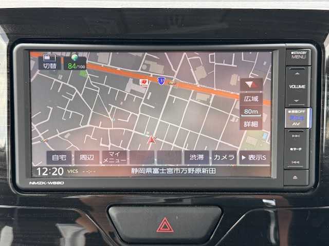 ダイハツ タント X VS SAⅢ 静岡県 2019(令1)年 4.4万km レーザーブルークリスタルシャイン ●純正ナビ/(フルセグ/CD/DVD/Bluetooth)/(NMZK-W69D)/●運転席シートヒーター/●全方位カメラ/●衝突被害軽減システム/●レーンキープアシスト/●LEDライト/●オートライト/●オートマチックハイビーム/●ステアリングスイッチ/●ETC/●両側パワースライドドア/●電動格納ミラー/●ドアバイザー/●純正フロアマット/●純正14インチアルミホイール/●ダブルSRS＋ABS