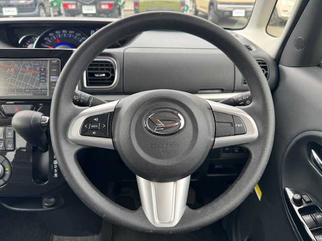 ダイハツ タント X VS SAⅢ 静岡県 2019(令1)年 4.4万km レーザーブルークリスタルシャイン ●純正ナビ/(フルセグ/CD/DVD/Bluetooth)/(NMZK-W69D)/●運転席シートヒーター/●全方位カメラ/●衝突被害軽減システム/●レーンキープアシスト/●LEDライト/●オートライト/●オートマチックハイビーム/●ステアリングスイッチ/●ETC/●両側パワースライドドア/●電動格納ミラー/●ドアバイザー/●純正フロアマット/●純正14インチアルミホイール/●ダブルSRS＋ABS