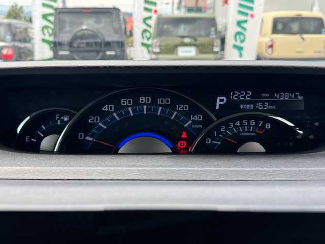 ダイハツ タント X VS SAⅢ 静岡県 2019(令1)年 4.4万km レーザーブルークリスタルシャイン ●純正ナビ/(フルセグ/CD/DVD/Bluetooth)/(NMZK-W69D)/●運転席シートヒーター/●全方位カメラ/●衝突被害軽減システム/●レーンキープアシスト/●LEDライト/●オートライト/●オートマチックハイビーム/●ステアリングスイッチ/●ETC/●両側パワースライドドア/●電動格納ミラー/●ドアバイザー/●純正フロアマット/●純正14インチアルミホイール/●ダブルSRS＋ABS