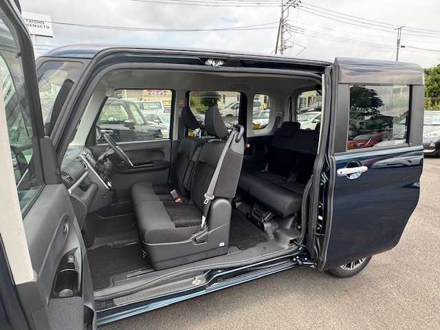 ダイハツ タント X VS SAⅢ 静岡県 2019(令1)年 4.4万km レーザーブルークリスタルシャイン ●純正ナビ/(フルセグ/CD/DVD/Bluetooth)/(NMZK-W69D)/●運転席シートヒーター/●全方位カメラ/●衝突被害軽減システム/●レーンキープアシスト/●LEDライト/●オートライト/●オートマチックハイビーム/●ステアリングスイッチ/●ETC/●両側パワースライドドア/●電動格納ミラー/●ドアバイザー/●純正フロアマット/●純正14インチアルミホイール/●ダブルSRS＋ABS
