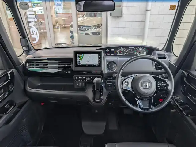 ホンダ Ｎ ＢＯＸ カスタム EX ターボ 埼玉県 2023(令5)年 0.5万km プレミアムベルベットパープル・パール ワンオーナー/ターボ搭載車/レーダークルーズコントロール/衝突被害軽減ブレーキ/バックカメラ/コーナーセンサー/両側パワースライドドア/純正ナビ・オーディオ（Gathers）/型番：VXM-234VFi/（フルセグTV/BT/CD/DVD/FM/AM）/純正ドラレコ（前後）/ビルトンETC/パドルシフト/ステアリングリモコン/ハーフレザーシート/電子ブレーキ/オートHOLD機能/ヘッドライトレベライザー/プッシュスタート/ドアバイザー/スマートキー（スペアキーあり）/車両取説、ナビ取説あり/電動格納ミラー