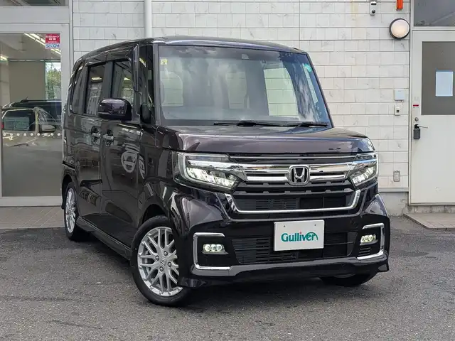 ホンダ Ｎ ＢＯＸ カスタム EX ターボ 埼玉県 2023(令5)年 0.5万km プレミアムベルベットパープル・パール ワンオーナー/ターボ搭載車/レーダークルーズコントロール/衝突被害軽減ブレーキ/バックカメラ/コーナーセンサー/両側パワースライドドア/純正ナビ・オーディオ（Gathers）/型番：VXM-234VFi/（フルセグTV/BT/CD/DVD/FM/AM）/純正ドラレコ（前後）/ビルトンETC/パドルシフト/ステアリングリモコン/ハーフレザーシート/電子ブレーキ/オートHOLD機能/ヘッドライトレベライザー/プッシュスタート/ドアバイザー/スマートキー（スペアキーあり）/車両取説、ナビ取説あり/電動格納ミラー