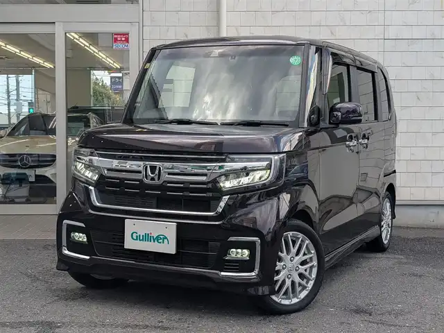 ホンダ Ｎ ＢＯＸ カスタム EX ターボ 埼玉県 2023(令5)年 0.5万km プレミアムベルベットパープル・パール ワンオーナー/ターボ搭載車/レーダークルーズコントロール/衝突被害軽減ブレーキ/バックカメラ/コーナーセンサー/両側パワースライドドア/純正ナビ・オーディオ（Gathers）/型番：VXM-234VFi/（フルセグTV/BT/CD/DVD/FM/AM）/純正ドラレコ（前後）/ビルトンETC/パドルシフト/ステアリングリモコン/ハーフレザーシート/電子ブレーキ/オートHOLD機能/ヘッドライトレベライザー/プッシュスタート/ドアバイザー/スマートキー（スペアキーあり）/車両取説、ナビ取説あり/電動格納ミラー