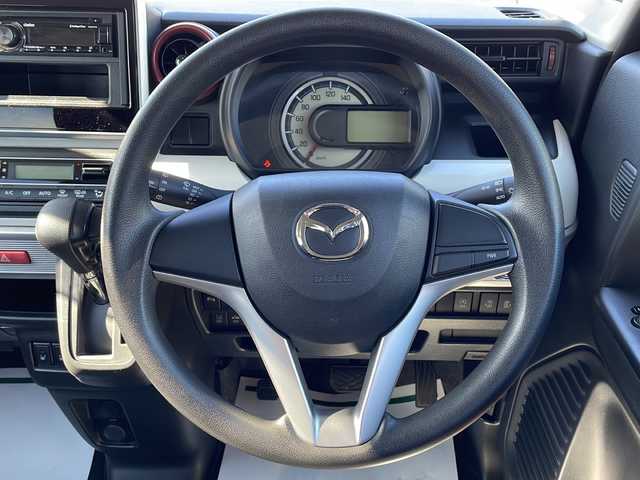 マツダ フレアワゴン ハイブリッド XS 岩手県 2018(平30)年 1.6万km ピュアホワイトP 4WD/社外オーディオ(CD/USB/AUX/ラジオ)/衝突被害軽減ブレーキ/車線逸脱警報機能/コーナーセンサー/横滑り防止機能/アイドリングストップ/両側パワースライドドア/前方ドライブレコーダー/プッシュスタート/スマートキー(×2)/純正フロアマット/社外14inアルミホイール/電動格納ミラー/ドアバイザー/保証書