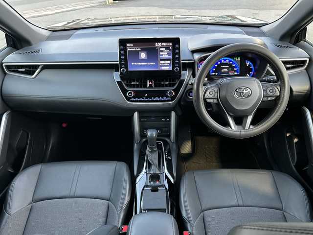 トヨタ カローラ クロス Z 山口県 2023(令5)年 1.3万km スパークリングブラックパールクリスタルシャイン 純正ナビ/（AM/FM/Bluetooth/フルセグTV）/スマートキー×２/全方位カメラ/アダプティブクルーズコントロール/パワーシート/電動リアゲート/ハーフレザーシート/シートヒーター（D/N）/純正フロアマット/純正18インチアルミホイール/LEDオートライト/ETC2.0/ドライブレコーダー（F/R）/保証書/取扱説明書