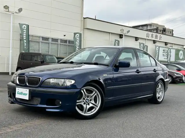 ＢＭＷ ３３０ｉ 千葉県 2004(平16)年 11.3万km ミスティックブルーM 純正オーディオ/AAC/MTモード付きAT/革巻きステアリング/電格ミラー/純Fマット/パワーシート/HIDヘッドライト