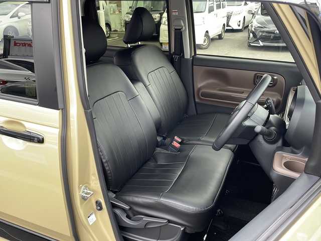 ダイハツ ムーヴ キャンバス セオリー G 青森県 2022(令4)年 1.4万km サンドベージュメタリック 4WD/ビタースタイルプラスパッケージ/純正9インチディスプレイオーディオ・フルセグTV/BT/USB/HDMI/バックカメラ/両側パワースライドドア/前席シートヒーター/ワイヤレス充電機能/スマートアシスト/衝突軽減ブレーキ/レーンキープアシスト/アダプティブドライビングビーム/コーナーセンサー/前方ドライブレコーダー/保温機能カップホルダー/黒革調シートカバー/純正ルーフキャリア/純正ミニライト14インチアルミ/フルLEDヘッドライト/LEDフォグライト