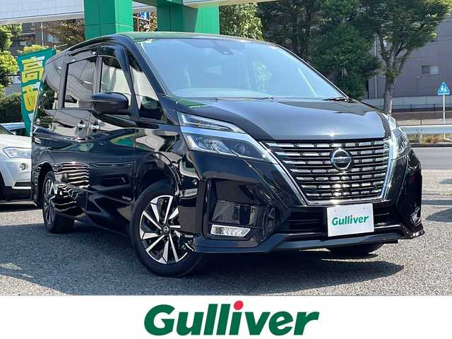日産 セレナ ハイウェイスター V 東京都 2020(令2)年 6万km ダイヤモンドブラック セーフティーパックB/取扱説明書/社外SDナビ/（BT/AM/FM/フルセグ）/アランドビューモニター　ETC/ドライブレコーダー/プロパイロット/車線逸脱防止/後側方衝突防止支援/エマージェンシーブレーキ/ブラインドスポットモニター/両側パワースライドドア/LEDヘッドライト/純正16インチアルミ