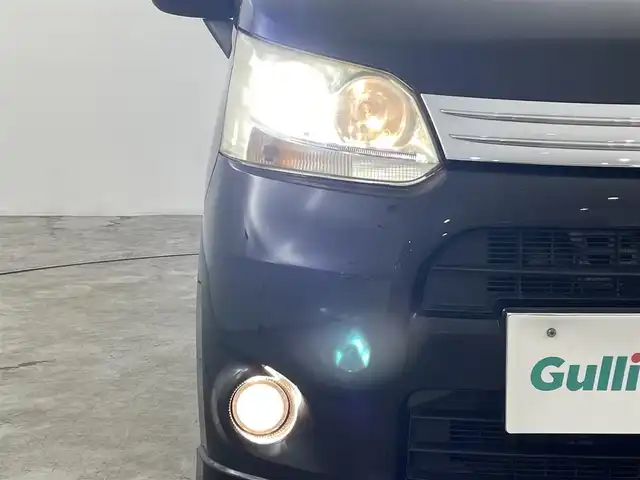 ダイハツ ムーヴ カスタム RS 福島県 2012(平24)年 7.1万km ブラックマイカメタリック ALPINE製8インチナビ/・型番：VIE-X088V/・フルセグTV/BT/CD/DVD/革巻きステアリング/プッシュスタート/・スマートキー/LEDヘッドライト/・オートライト/・フォグライト/ベンチシート/純正フロアマット/ドアバイザー/取扱説明書/保証書