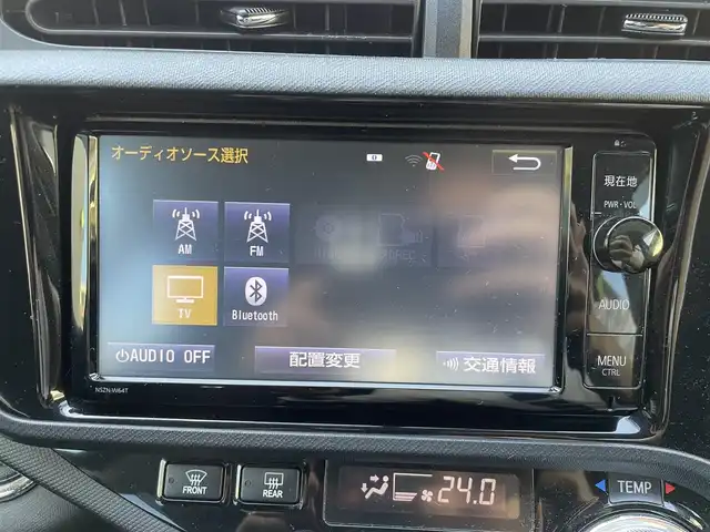トヨタ アクア G G’s 福岡県 2015(平27)年 17.2万km ブラックマイカ 純正ナビ/（AM/FM/CD/DVD/SD/Bluetooth/ワンセグTV）/クルーズコントロール/横滑り防止/ビルドインETC/純正フロアマット/純正アルミホイール/ドライブレコーダー前/オートライト/フォグランプ/電格ミラー/ECOモード/EVモード/保証書/取扱説明書/スペアキー×１/プッシュスタート