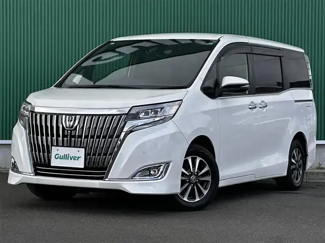 トヨタ エスクァイア Gi 宮城県 2019(令1)年 2.9万km ホワイトパールクリスタルシャイン セーフティセンスC/・プリクラッシュセーフティ/・レーンディパーチャーアラート/・オートマチックハイビーム/先行車発進告知機能/インテリジェントクリアランスソナー/純正12インチフリップダウンモニター（V12T-R68C）/純正9インチナビ（NSZT-Y68T）/・CD/DVD/・Bluetooth/・フルセグTV/バックカメラ/ビルトインETC/ドライブレコーダー/両側パワースライドドア/合皮シート/シートヒーター/ウッドコンビステアリング/ステアリングスイッチ/クルーズコントロール/LEDヘッドランプ/フォグランプ/オートライト/スマートキー＆プッシュスタート/スペアキー/電動格納ミラー/純正15インチAW/純正ドアバイザー/フロアマット/Wエアバッグ