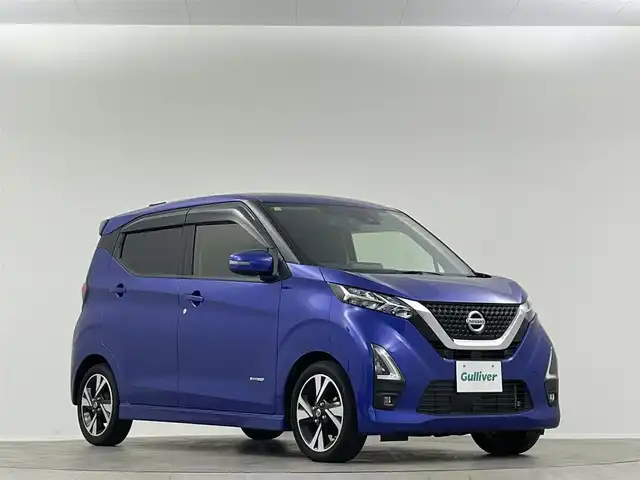 日産 デイズ HWS G ターボ プロパイロットED 埼玉県 2020(令2)年 3.7万km アトランティックブルー 純正9型ナビ　CD　DVDV　BT　全方位カメラ　禁煙車　プロパイロット　ETC2.0　ドライブレコーダー　レーダークルーズコントロール　コーナーセンサー　衝突被害軽減　オートハイビーム