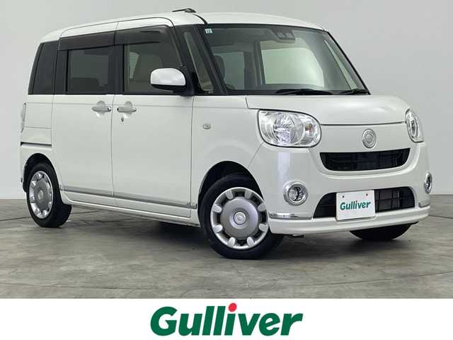ダイハツ ムーヴ キャンバス X LTD メイクアップ SA Ⅲ 群馬県 2017(平29)年 8万km パールホワイトⅢ 禁煙車　純正ナビ　Ｂｌｕｅｔｏｏｔｈ接続　フルセグ　バックカメラ　両側パワースライドドア　衝突軽減システム　オートマチックハイビーム　横滑り防止装置　アイドリングストップ　ステアリングスイッチ　フォグ
