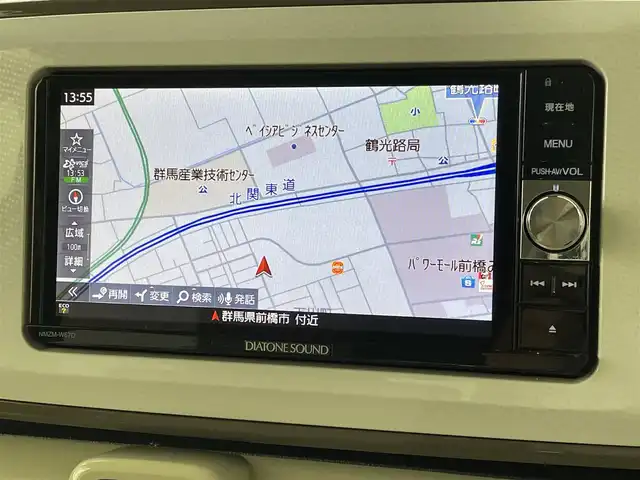 ダイハツ ムーヴ キャンバス X LTD メイクアップ SA Ⅲ 群馬県 2017(平29)年 8万km パールホワイトⅢ 禁煙車　純正ナビ　Ｂｌｕｅｔｏｏｔｈ接続　フルセグ　バックカメラ　両側パワースライドドア　衝突軽減システム　オートマチックハイビーム　横滑り防止装置　アイドリングストップ　ステアリングスイッチ　フォグ