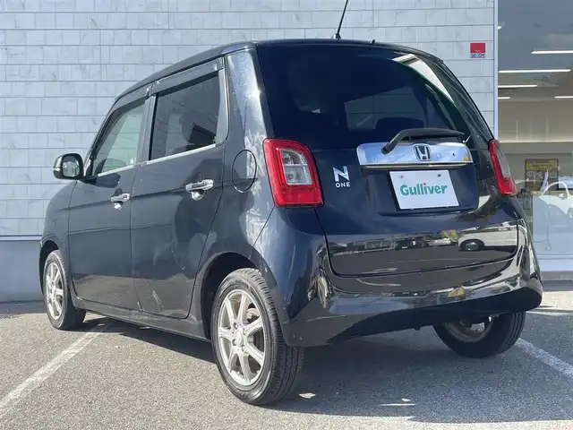 ホンダ Ｎ ＯＮＥ G Lパッケージ 鳥取県 2012(平24)年 3.8万km クリスタルブラックパール 社外14インチアルミ/フロアマット/ドアバイザー/スタッドレスタイヤ付ノーマルホイール４本有り/横滑り防止装置/スマートキー/新車保証書/取扱説明書