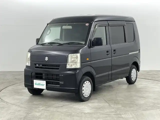 スズキ エブリイ 福島県 2011(平23)年 10万km ブルーイッシュブラックパール3 CD/DVD/純正フロアマット