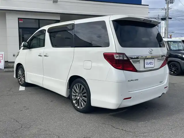 トヨタ アルファード 240S タイプゴールド 青森県 2012(平24)年 12万km ホワイトパールクリスタルシャイン (株)IDOMが運営する【じしゃロン青森店】の自社ローン専用車両になりますこちらは現金、またはオートローンご利用時の価格です。自社ローンご希望の方は別途その旨お申付け下さい。/スマートキー/純正HDDナビ/TV/バックカメラ/ビルトインETC/両側パワースライドドア/パワーバックドア/ハーフレザー/純正フロアマット