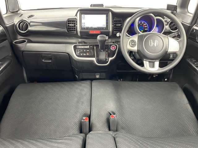 ホンダ Ｎ ＢＯＸ ＋ カスタム G Aパッケージ 道央・札幌 2014(平26)年 5.1万km プレミアムゴールドパープルパール ・4WD/・純正ナビ（CD＆DVD＆TV＆BT）/・バックカメラ/・片側パワースライドドア/・ドアミラーヒーター/・ETC/・社外エンジンスターター/・社外レーダー/・HIDヘッドライト/・オートライト/・純正AW14インチ/・スマートキー/・スペアキー