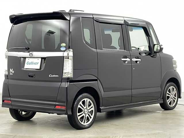 ホンダ Ｎ ＢＯＸ ＋ カスタム G Aパッケージ 道央・札幌 2014(平26)年 5.1万km プレミアムゴールドパープルパール ・4WD/・純正ナビ（CD＆DVD＆TV＆BT）/・バックカメラ/・片側パワースライドドア/・ドアミラーヒーター/・ETC/・社外エンジンスターター/・社外レーダー/・HIDヘッドライト/・オートライト/・純正AW14インチ/・スマートキー/・スペアキー