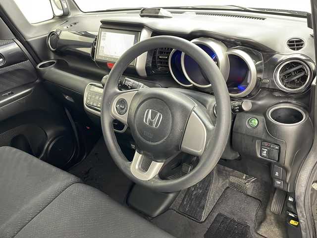 ホンダ Ｎ ＢＯＸ ＋ カスタム G Aパッケージ 道央・札幌 2014(平26)年 5.1万km プレミアムゴールドパープルパール ・4WD/・純正ナビ（CD＆DVD＆TV＆BT）/・バックカメラ/・片側パワースライドドア/・ドアミラーヒーター/・ETC/・社外エンジンスターター/・社外レーダー/・HIDヘッドライト/・オートライト/・純正AW14インチ/・スマートキー/・スペアキー