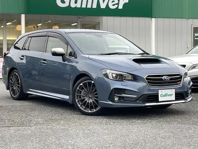 スバル レヴォーグ 1．6STIスポーツアイサイト 千葉県 2018(平30)年 8万km ストームグレーメタリック 専用コンビレザースポーツシート/STiマフラー/純正ダイアトーン8インチナビ/・CD/DVD/MSV/Bluetooth/フルセグTV/フロント/サイド/バックカメラ/アイサイト/・プリクラッシュセーフティー/・レーンキープアシスト/・アダプティブクルーズコントロール/アイサイトセイフティプラス/・ブラインドスポットモニター/・ハイビームアシスト/・スマートリヤビューモニター/前席パワーシート/前席シートヒーター/スマートキー/コーナーセンサー/純正18インチアルミホイール/純正LEDヘッドライト/フォグランプ/パドルシフト/ETC/ドアバイザー/サイド＆カーテンエアバッグ/ニーエアバッグ