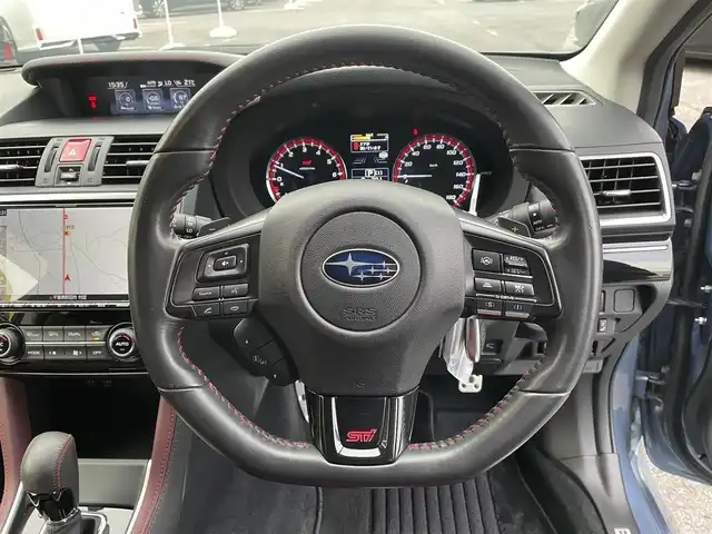 スバル レヴォーグ 1．6STIスポーツアイサイト 千葉県 2018(平30)年 8万km ストームグレーメタリック 専用コンビレザースポーツシート/STiマフラー/純正ダイアトーン8インチナビ/・CD/DVD/MSV/Bluetooth/フルセグTV/フロント/サイド/バックカメラ/アイサイト/・プリクラッシュセーフティー/・レーンキープアシスト/・アダプティブクルーズコントロール/アイサイトセイフティプラス/・ブラインドスポットモニター/・ハイビームアシスト/・スマートリヤビューモニター/前席パワーシート/前席シートヒーター/スマートキー/コーナーセンサー/純正18インチアルミホイール/純正LEDヘッドライト/フォグランプ/パドルシフト/ETC/ドアバイザー/サイド＆カーテンエアバッグ/ニーエアバッグ