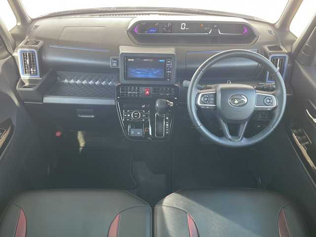 ダイハツ タント カスタム RS 長野県 2021(令3)年 4.5万km ブラックマイカメタリック ４ＷＤ・ターボ/ワンオーナー/純正メモリナビフルセグＴＶ/バックカメラ/ＥＴＣ/両側パワースライドドア/ドライブレコーダー/社外15インチアルミ/純正15インチアルミ冬タイヤ積込/レーダークルーズコントロール/プッシュスタート/前後コーナーセンサー/保証書・取説/スペアキー