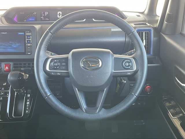 ダイハツ タント カスタム RS 長野県 2021(令3)年 4.5万km ブラックマイカメタリック ４ＷＤ・ターボ/ワンオーナー/純正メモリナビフルセグＴＶ/バックカメラ/ＥＴＣ/両側パワースライドドア/ドライブレコーダー/社外15インチアルミ/純正15インチアルミ冬タイヤ積込/レーダークルーズコントロール/プッシュスタート/前後コーナーセンサー/保証書・取説/スペアキー