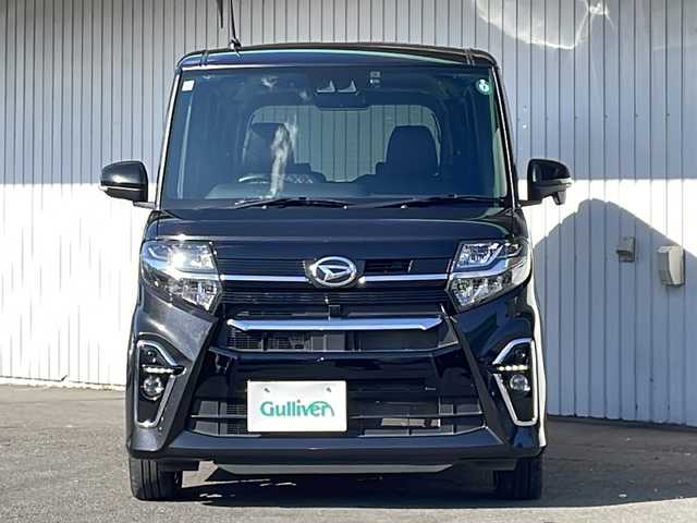 ダイハツ タント カスタム RS 長野県 2021(令3)年 4.5万km ブラックマイカメタリック ４ＷＤ・ターボ/ワンオーナー/純正メモリナビフルセグＴＶ/バックカメラ/ＥＴＣ/両側パワースライドドア/ドライブレコーダー/社外15インチアルミ/純正15インチアルミ冬タイヤ積込/レーダークルーズコントロール/プッシュスタート/前後コーナーセンサー/保証書・取説/スペアキー