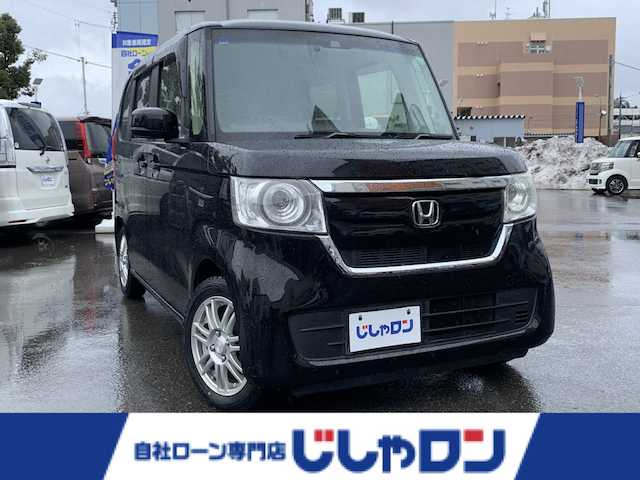 ホンダ Ｎ ＢＯＸ G EX ホンダセンシング 福井県 2017(平29)年 7.4万km クリスタルブラックパール (株)IDOMが運営する【じしゃロン福井店】の自社ローン専用車両になりますこちらは現金またはオートローンご利用時の価格です。自社ローンご希望の方は別途その旨お申付け下さい/社外HDDナビ/CD/DVD/フルセグTV/バックカメラ/LEDライト/オートライト/ホンダセンシング/衝突軽減ブレーキ（CMBS）/レーンキープアシスト/アダプティブクルーズ/誤発進抑制（前後）/パーキングセンサー/ETC/両側パワスラ/ドライブレコーダー/社外14インチAW/社外AW付サマータイヤ積込/純正ラバーマット/スマートキー/プッシュスタート