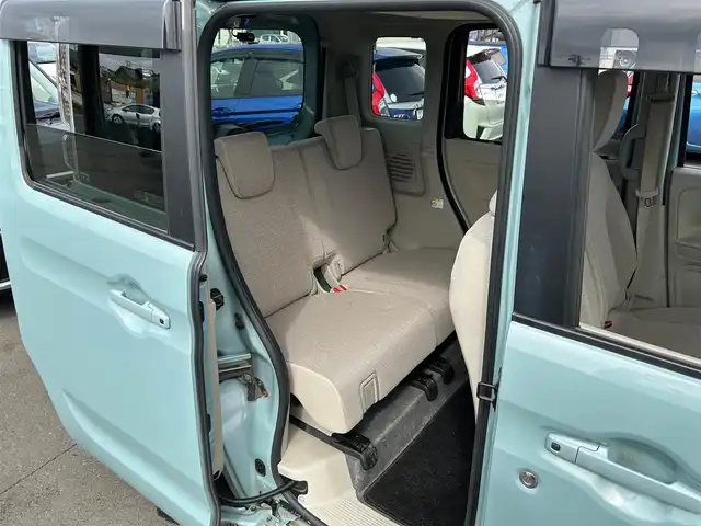 スズキ スペーシア HYBRID X 宮城県 2020(令2)年 10.8万km オフブルーメタリック/ホワイト2トーン 2トーンルーフパッケージ/・ホワイトルーフ/・ルーフ同色ドアミラー/・ルーフレール/＝＝＝/スズキセーフティサポート/・デュアルセンサーブレーキサポート/・車線逸脱警報/・誤発進抑制機能/・後方誤発進抑制機能/・後退時ブレーキサポート/・ふらつき警報/・先行車発進お知らせ機能/・ハイビームアシスト/社外ナビ/ワンセグ/CD/DVD/SD/AUX/AM/FM/バックカメラ/ビルトインETC/前後ドライブレコーダー/両側パワースライドドア/運転席シートヒーター/オートライト/オートエアコン/アイドリングストップ/電動格納ドアミラー/プッシュエンジンスタート/サイドバイザー/純正フロアマット/スマートキー/スペアキー