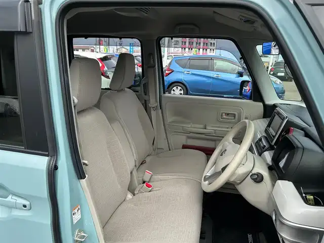 スズキ スペーシア HYBRID X 宮城県 2020(令2)年 10.8万km オフブルーメタリック/ホワイト2トーン 2トーンルーフパッケージ/・ホワイトルーフ/・ルーフ同色ドアミラー/・ルーフレール/＝＝＝/スズキセーフティサポート/・デュアルセンサーブレーキサポート/・車線逸脱警報/・誤発進抑制機能/・後方誤発進抑制機能/・後退時ブレーキサポート/・ふらつき警報/・先行車発進お知らせ機能/・ハイビームアシスト/社外ナビ/ワンセグ/CD/DVD/SD/AUX/AM/FM/バックカメラ/ビルトインETC/前後ドライブレコーダー/両側パワースライドドア/運転席シートヒーター/オートライト/オートエアコン/アイドリングストップ/電動格納ドアミラー/プッシュエンジンスタート/サイドバイザー/純正フロアマット/スマートキー/スペアキー