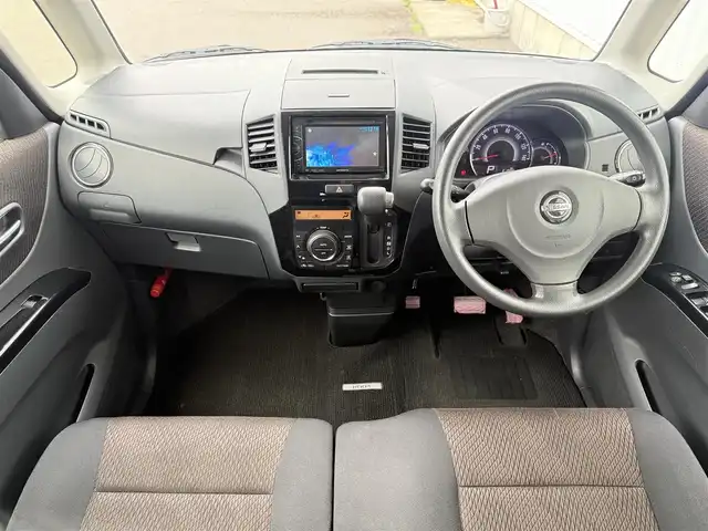 日産 ルークス ハイウェイスター 佐賀県 2012(平24)年 6.2万km ミステリアスバイオレットパール 社外ナビ(AM/FM/CD/DVD)/左側パワースライドドア/プッシュスタート/スマートキー/純正フロアマット/純正14インチアルミホイール/純正HIDヘッドライト/フォグランプ/電動格納ミラー