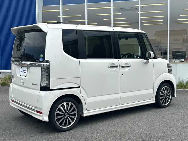 ホンダ Ｎ ＢＯＸ G ターボ Lパッケージ 福島県 2016(平28)年 8.2万km プレミアムホワイトパールⅡ （株）IDOMが運営する【じしゃロンいわき店】の/自社ローン専用車両になります。/こちらは現金またはオートローンご利用時の価格です。/自社ローンご希望の方は別途その旨お申し付けください//フルセグテレビ/バックカメラ/クルーズコントロール/両側パワースライドドア/ETC/HID/イージークローザー/DVD BT CD