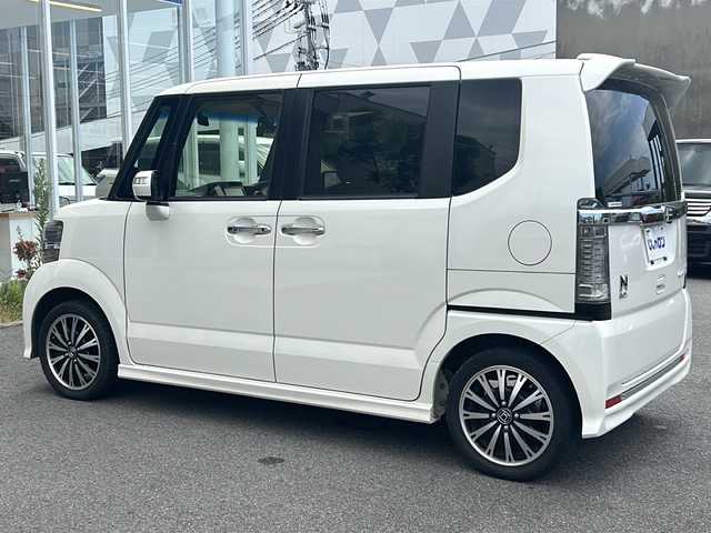 ホンダ Ｎ ＢＯＸ G ターボ Lパッケージ 福島県 2016(平28)年 8.2万km プレミアムホワイトパールⅡ （株）IDOMが運営する【じしゃロンいわき店】の/自社ローン専用車両になります。/こちらは現金またはオートローンご利用時の価格です。/自社ローンご希望の方は別途その旨お申し付けください//フルセグテレビ/バックカメラ/クルーズコントロール/両側パワースライドドア/ETC/HID/イージークローザー/DVD BT CD
