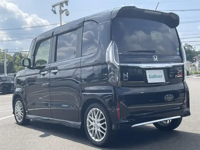 ホンダ Ｎ ＢＯＸ カスタム L ターボ 鹿児島県 2021(令3)年 5.6万km クリスタルブラックパール ホンダセンシング/ターボ/純正メモリナビ/　　CD/DVD/MSV/フルセグTV/バックカメラ/追従機能付きクルーズコントロール/両側パワースライドドア/純正15アルミホイール/LEDオートライト/ロールサンシェード/パドルシフト/プラズマクラスター付きオートエアコン/ハーフレザーシート/シートヒーター/シートバックテーブル/スライドリアシート/充電用USB端子/スマートキー/ETC