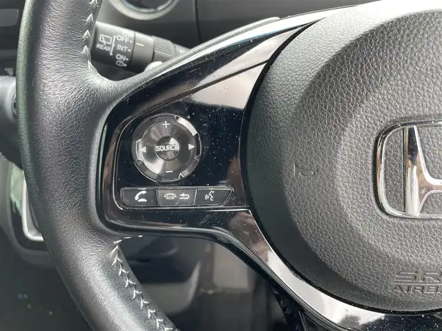 ホンダ Ｎ ＢＯＸ カスタム L ターボ 鹿児島県 2021(令3)年 5.6万km クリスタルブラックパール ホンダセンシング/ターボ/純正メモリナビ/　　CD/DVD/MSV/フルセグTV/バックカメラ/追従機能付きクルーズコントロール/両側パワースライドドア/純正15アルミホイール/LEDオートライト/ロールサンシェード/パドルシフト/プラズマクラスター付きオートエアコン/ハーフレザーシート/シートヒーター/シートバックテーブル/スライドリアシート/充電用USB端子/スマートキー/ETC